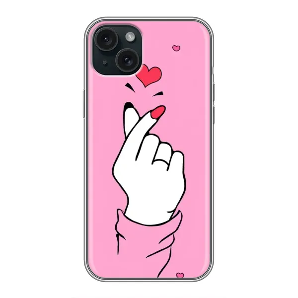 Чехол с принтом «Знак Love» для iPhone 15 Plus Чехол с принтом «Знак Love» для iPhone 15 Plus