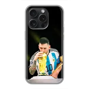 Чохли для iPhone 15 Pro (Leo чемпіон) (AlphaPrint) (Кубок Мессі)