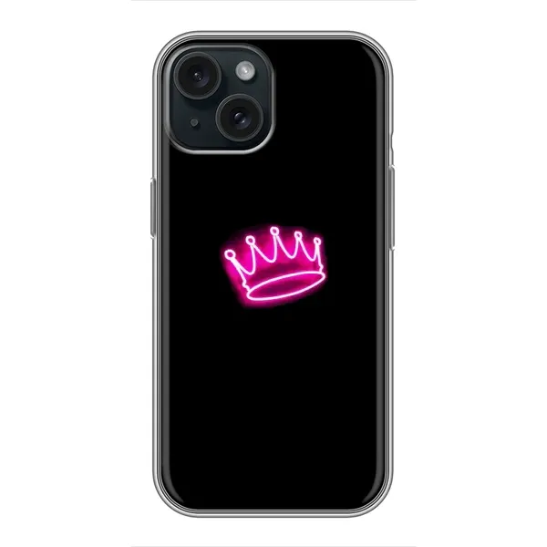 Чехол с принтом «Яркая корона» для iPhone 15 Чехол с принтом «Яркая корона» для iPhone 15