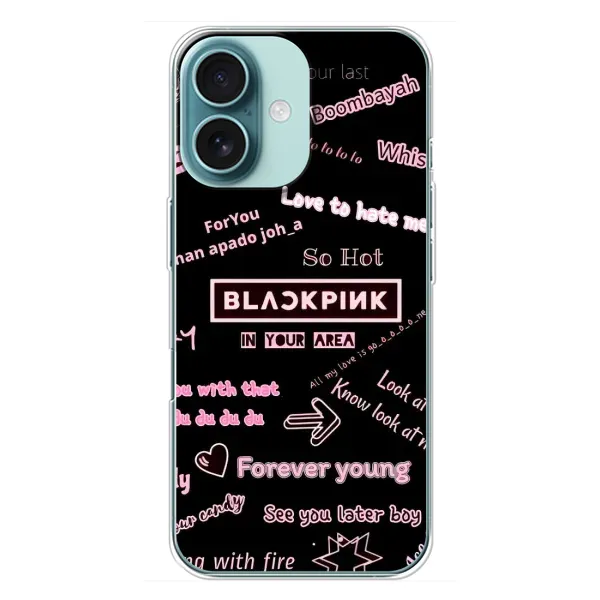 Чехол с принтом «BLACKPINK» для iPhone 16 Plus Чехол с принтом «BLACKPINK» для iPhone 16 Plus