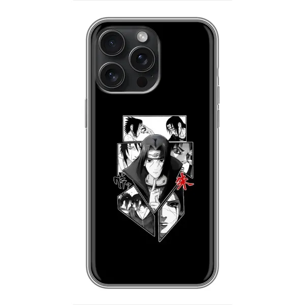 Чехол с принтом «коллаж Итачи» для iPhone 16 Pro Max Чехол с принтом «коллаж Итачи» для iPhone 16 Pro Max