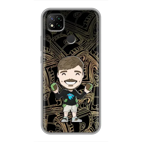 Чохол з принтом «Mister Beast» для Xiaomi Redmi 9c Чохол з принтом «Mister Beast» для Xiaomi Redmi 9c