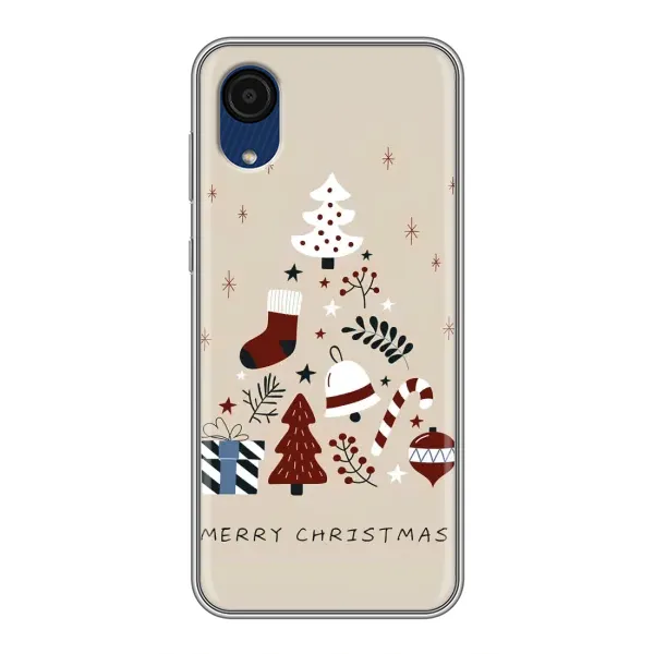 Чохол з принтом «Merry Christmas» для Samsung Galaxy A03 Core Чохол з принтом «Merry Christmas» для Samsung Galaxy A03 Core