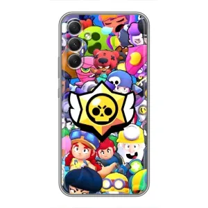 Чохол з принтом «Лого Brawl Stars» для Samsung Galaxy A34