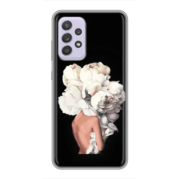 Чехол с принтом «Белые цветы» для Samsung Galaxy A52s 5G (A528) Чехол с принтом «Белые цветы» для Samsung Galaxy A52s 5G (A528)