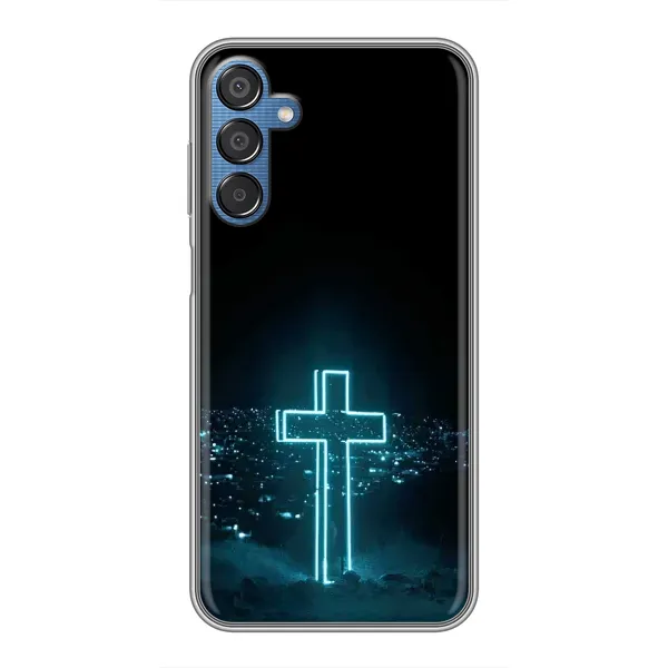 Чохол з принтом «Хрест і місто» для Samsung Galaxy M15 (M156) Чохол з принтом «Хрест і місто» для Samsung Galaxy M15 (M156)