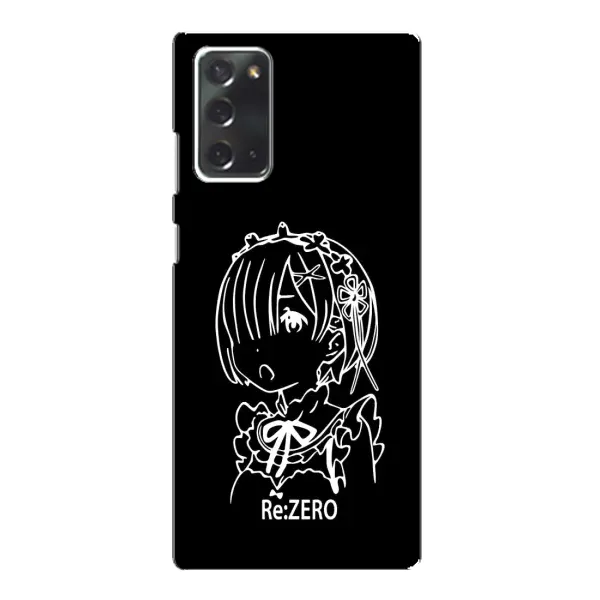 Чехол с принтом «Re: Zero» для Samsung Galaxy Note 20 Чехол с принтом «Re: Zero» для Samsung Galaxy Note 20