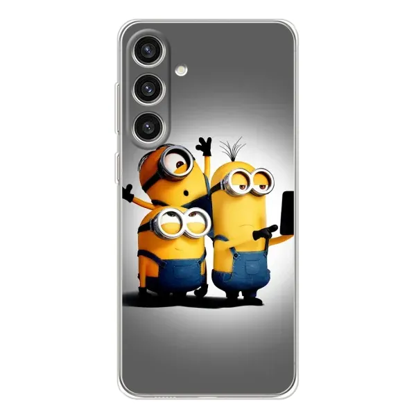 Чехол с принтом «Три миньона» для Samsung Galaxy S25 Plus Чехол с принтом «Три миньона» для Samsung Galaxy S25 Plus