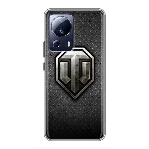Чехол с принтом «Лого Tanks» для Xiaomi 13 Lite Чехол с принтом «Лого Tanks» для Xiaomi 13 Lite