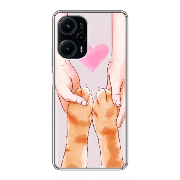 Чохол з принтом «Любовь до котиків» для Xiaomi POCO F5 Чохол з принтом «Любовь до котиків» для Xiaomi POCO F5
