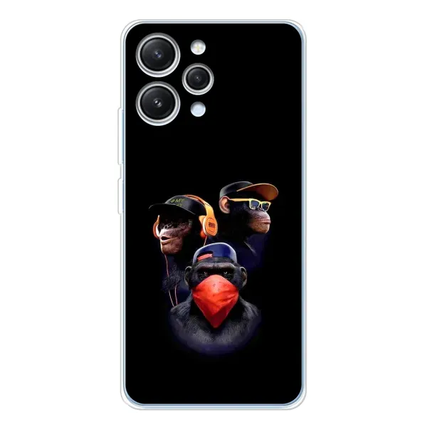 Чехол с принтом «Три обезьяны» для Xiaomi Redmi 12 Чехол с принтом «Три обезьяны» для Xiaomi Redmi 12