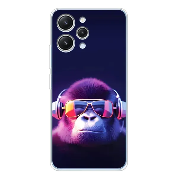 Чехол с принтом «Стильная обезьяна» для Xiaomi Redmi 12 Чехол с принтом «Стильная обезьяна» для Xiaomi Redmi 12