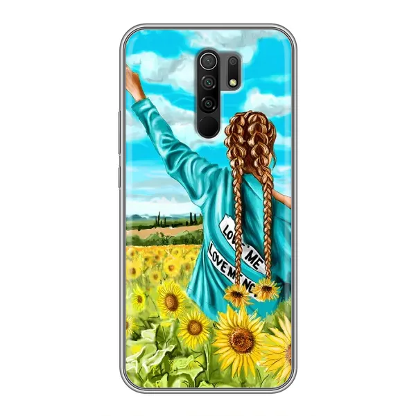 Чехол с принтом «Украиночка» для Xiaomi Redmi 9 Чехол с принтом «Украиночка» для Xiaomi Redmi 9