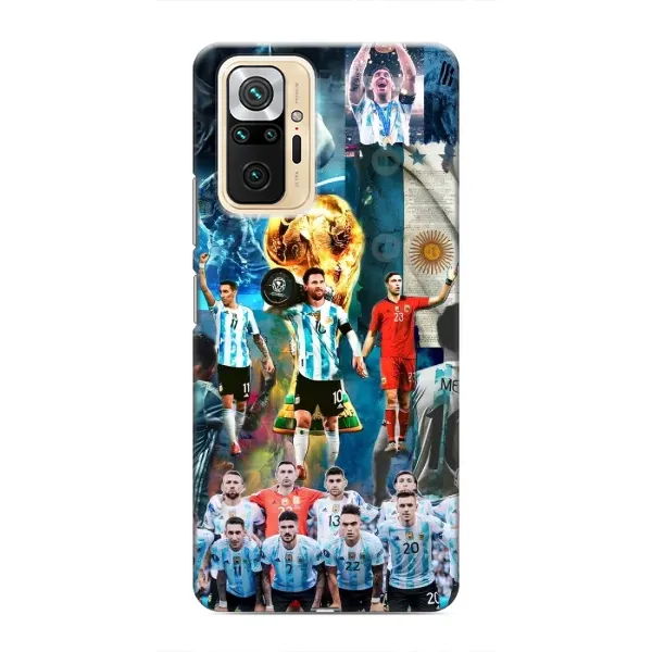 Чехол с принтом «Аргентина Месси» для Xiaomi Redmi Note 10 Pro Чехол с принтом «Аргентина Месси» для Xiaomi Redmi Note 10 Pro