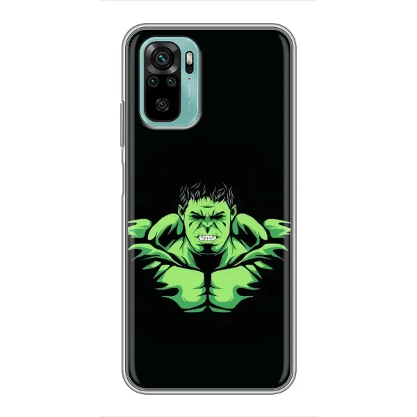 Чехол с принтом «Зелёный Халк» для Xiaomi Redmi Note 10 Чехол с принтом «Зелёный Халк» для Xiaomi Redmi Note 10