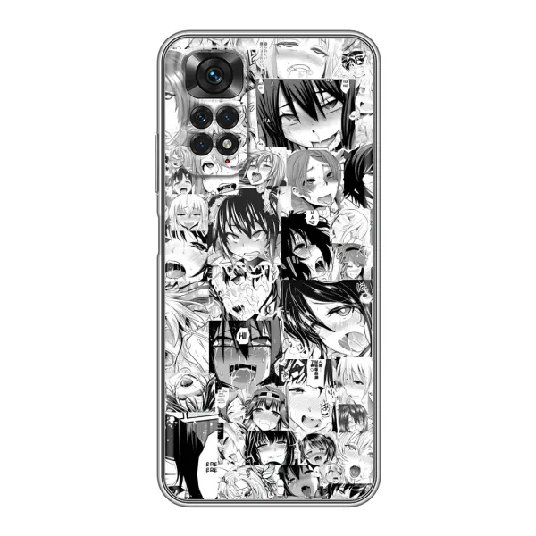 Чохол з принтом «Ahegao manga» для Xiaomi Redmi Note 11 / 11s Чохол з принтом «Ahegao manga» для Xiaomi Redmi Note 11 / 11s