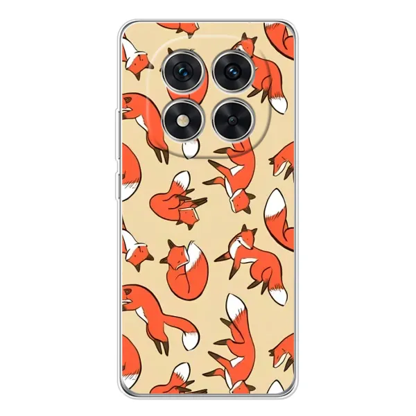 Чохол з принтом «Лисички» для Xiaomi Redmi Note 14 Pro 5G Чохол з принтом «Лисички» для Xiaomi Redmi Note 14 Pro 5G