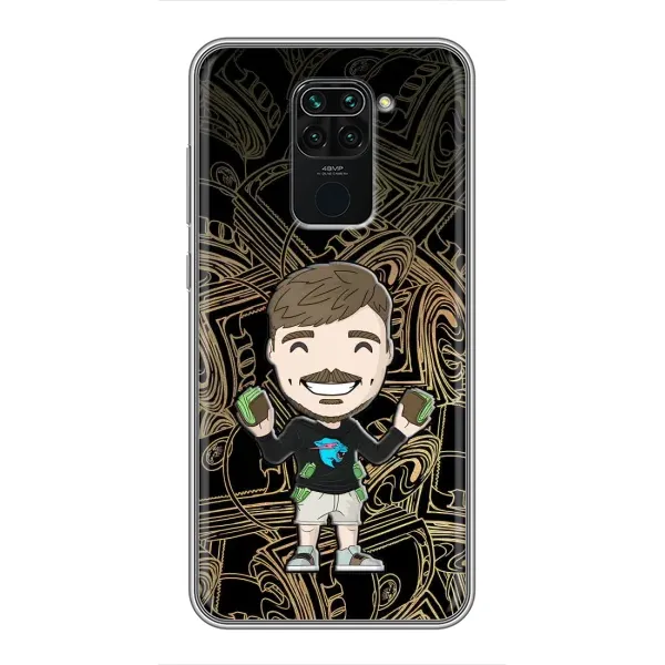Чехол с принтом «Mister Beast» для Xiaomi Redmi Note 9 Чехол с принтом «Mister Beast» для Xiaomi Redmi Note 9
