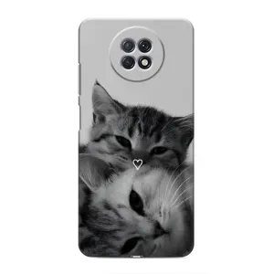 Чохол з малюнком кіт на Xiaomi Redmi Note 9T (Пара котів)