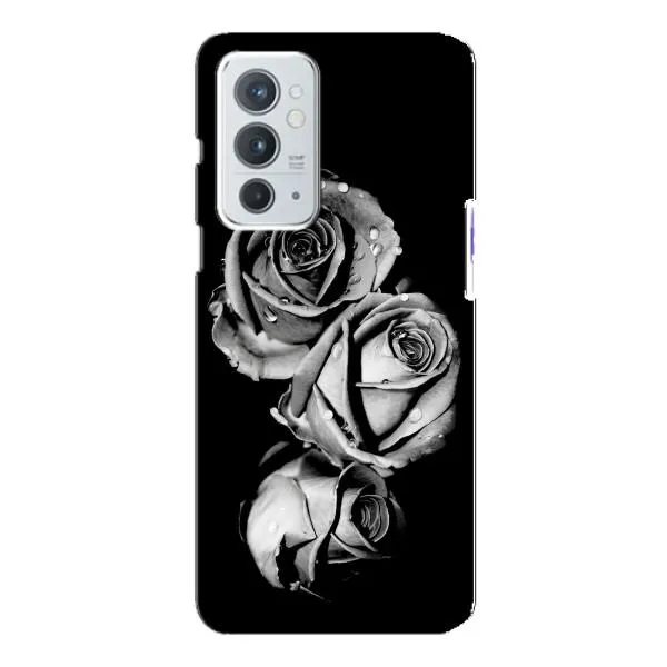 Чехол с принтом «Черная роза» для OnePlus 9RT