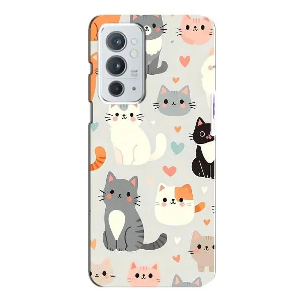 Чехол с принтом «Коллаж котов» для OnePlus 9RT