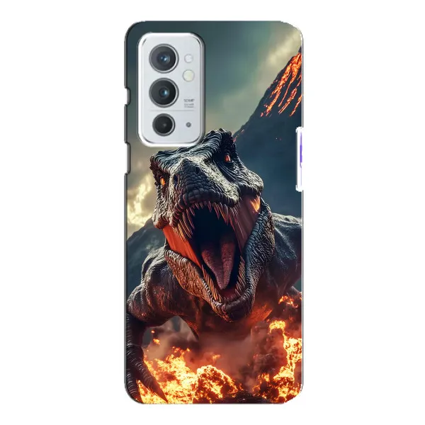 Чехол с принтом «Огненный динозавр» для OnePlus 9RT Чехол с принтом «Огненный динозавр» для OnePlus 9RT