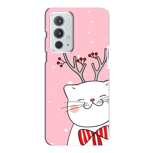 Чехол с принтом «Зимний кот» для OnePlus 9RT