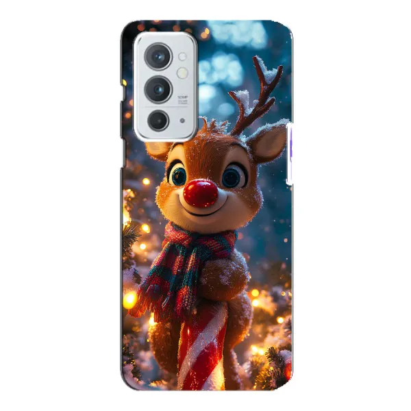 Чехол с принтом «Олень с шарфом» для OnePlus 9RT