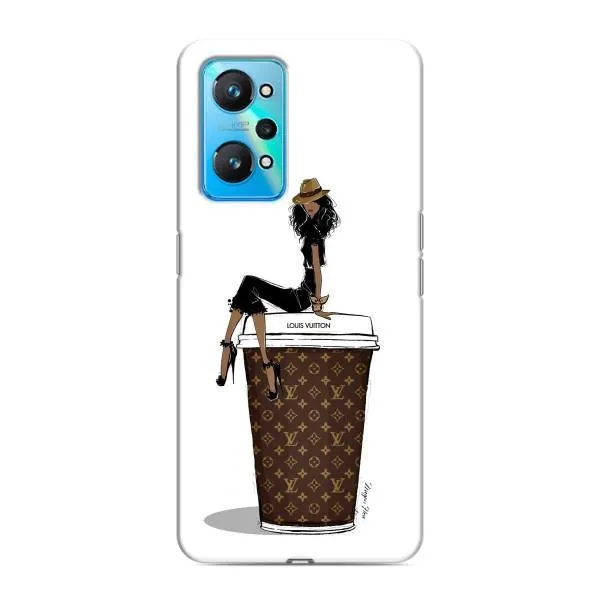 Чехол с принтом «кофе LOUIS VUITTON» для Realme GT Neo 2