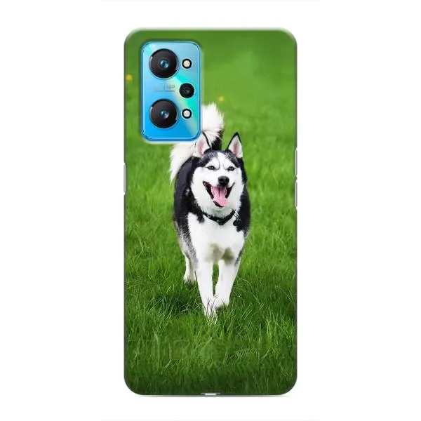 Чехол с принтом «Радостный Хаски» для Realme GT Neo 2