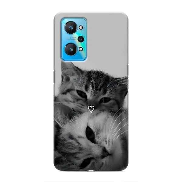 Чехол с принтом «Пара котов» для Realme GT Neo 2
