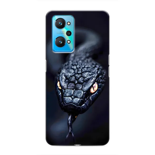 Чехол с принтом «Черная змея» для Realme GT Neo 2