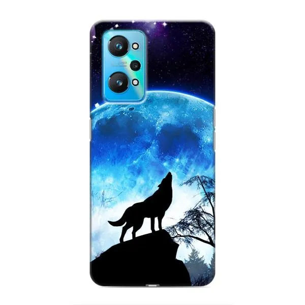 Чехол с принтом «Волк на луну» для Realme GT Neo 2