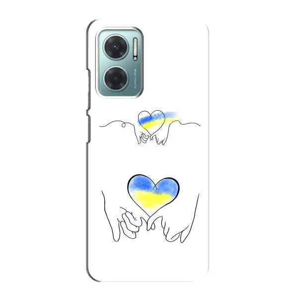 Чохол з принтом «Мир Україні» для Xiaomi Redmi Note 11E
