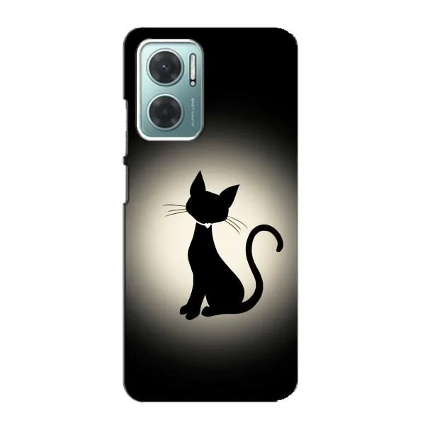 Чохол з принтом «Силует котика» для Xiaomi Redmi Note 11E