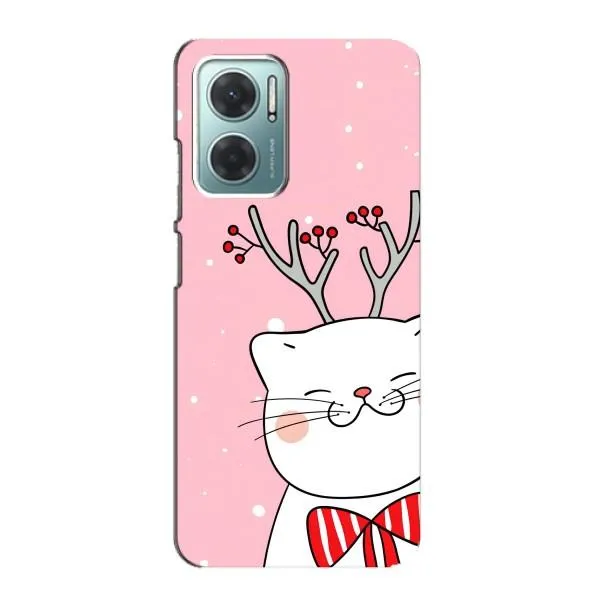 Чохол з принтом «Зимовий кіт» для Xiaomi Redmi Note 11E