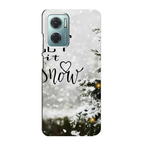 Чохол з принтом «Let it snow» для Xiaomi Redmi Note 11E Чохол з принтом «Let it snow» для Xiaomi Redmi Note 11E