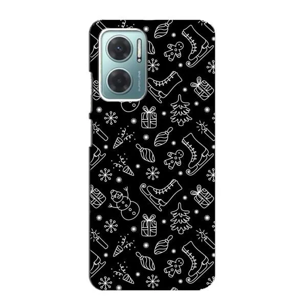 Чохол з принтом «Новорічний фон» для Xiaomi Redmi Note 11E Чохол з принтом «Новорічний фон» для Xiaomi Redmi Note 11E