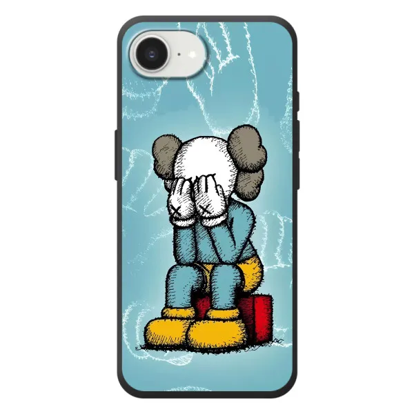 Чехол с принтом «Плач Bearbrick» для iPhone 17e