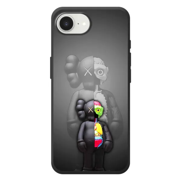 Чехол с принтом «Тело Bearbrick» для iPhone 17e