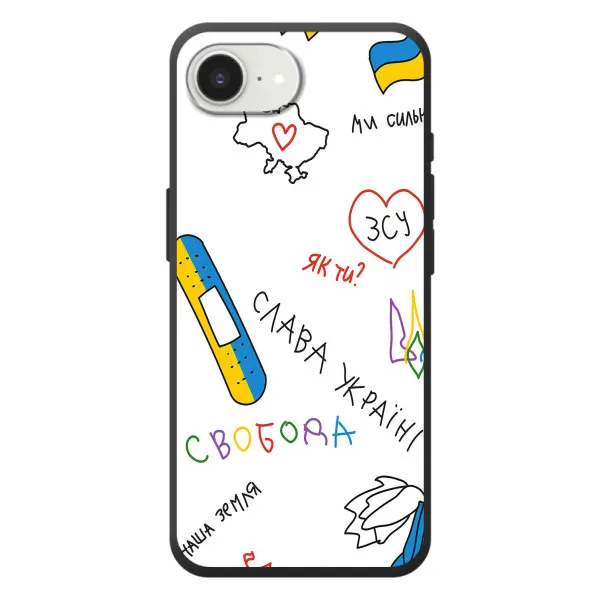 Чехол с принтом «Стикер» для iPhone 17e