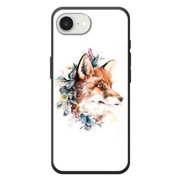 Чехол с принтом «Лисичка в цветочках» для iPhone 17e Чехол с принтом «Лисичка в цветочках» для iPhone 17e