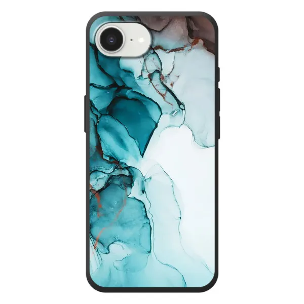Чехол с принтом «Бирюзовый мрамор» для iPhone 17e Чехол с принтом «Бирюзовый мрамор» для iPhone 17e