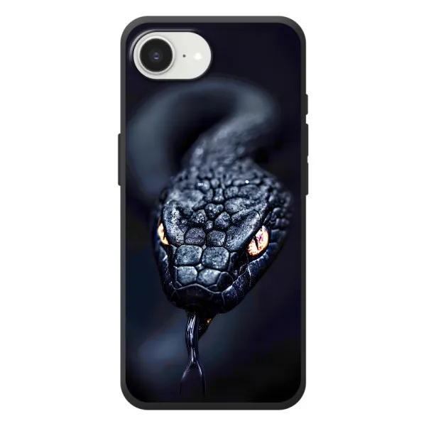 Чохол з принтом «Чорна змія» для iPhone 17e