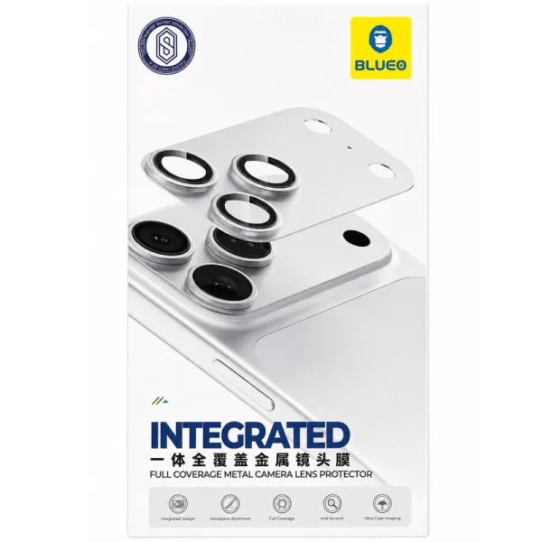 Захисне скло BlueO Metal Block на камеру для Apple iPhone 18 Pro Max (6.9") — Бордовий — фото 2