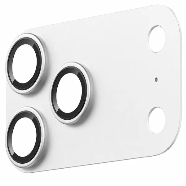 Защитное стекло BlueO Metal Block на камеру для Apple iPhone 18 Pro Max (6.9") — Серебряный — фото 1