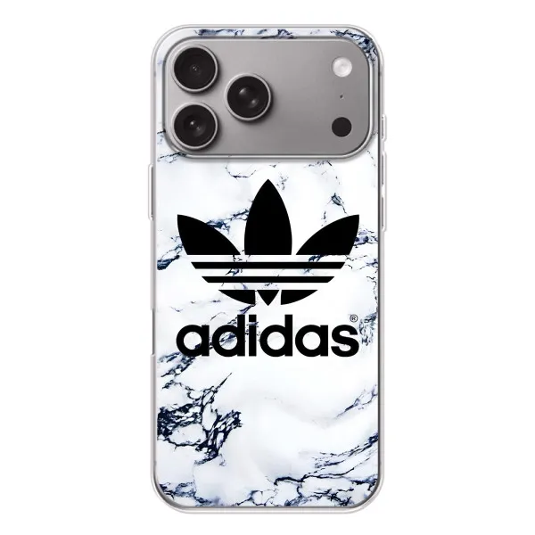 Чехол с принтом «Адидас на мраморе» для Apple iPhone 18 Pro Max