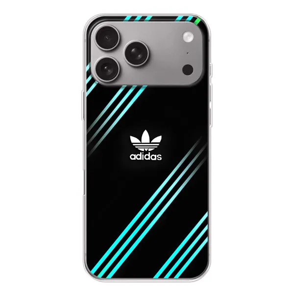 Чехол с принтом «Адидас с полосами» для Apple iPhone 18 Pro Max
