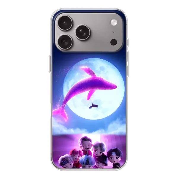 Чехол с принтом «КИТ BTS» для Apple iPhone 18 Pro Max