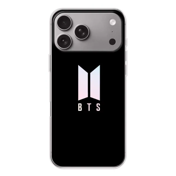 Чехол с принтом «Лого BTS» для Apple iPhone 18 Pro Max